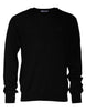 Dolce & Gabbana Black Logo Wool Crew Neck Pullover Sweater