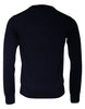 Dolce & Gabbana Blue DG Logo Wool Crew Neck Pullover Sweater