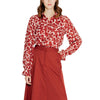 Vero Moda Red Polyester Shirt