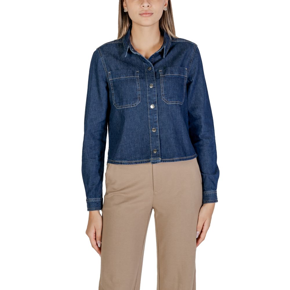 Street One Blue Cotton Shirt