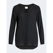 Vila Clothes Black Polyester Shirt