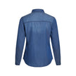 Vila Clothes Blue Cotton Shirt