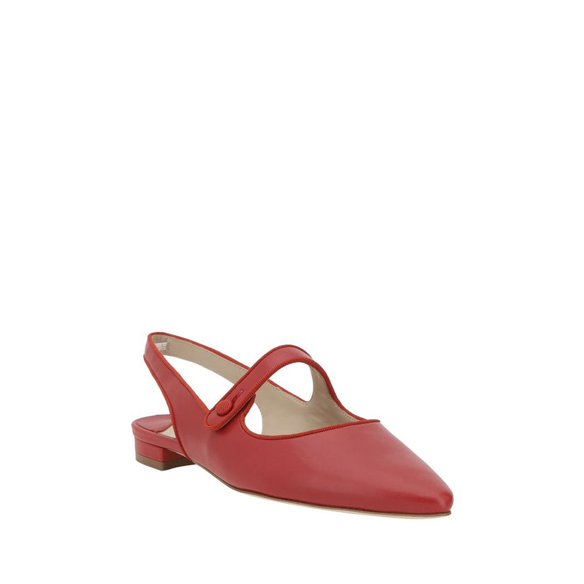 Manolo Blahnik Campariflatsli Ballerinas