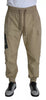 Dolce & Gabbana Beige Pin Up Print Cargo Pants
