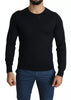 Dolce & Gabbana Black Cashmere Crew Neck Sweatshirt Sweater