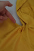 Dolce & Gabbana Yellow Silk Knit Pullover Ascot Collar Top