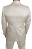 Dolce & Gabbana Beige Wool Crème 3 Piece SICILIA Shawl Suit