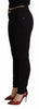 Dolce & Gabbana Black Cotton Stretch Skinny Denim Jeans