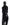 Dolce & Gabbana Black Solid Silk Wool Fringe Wrap Scarf