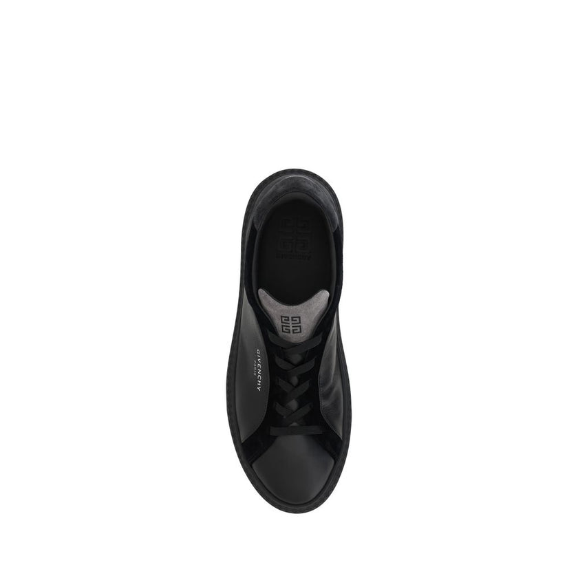 Givenchy Black Leather G Set Sneakers