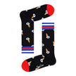 Happy Socks Black Cotton Tights & Sock