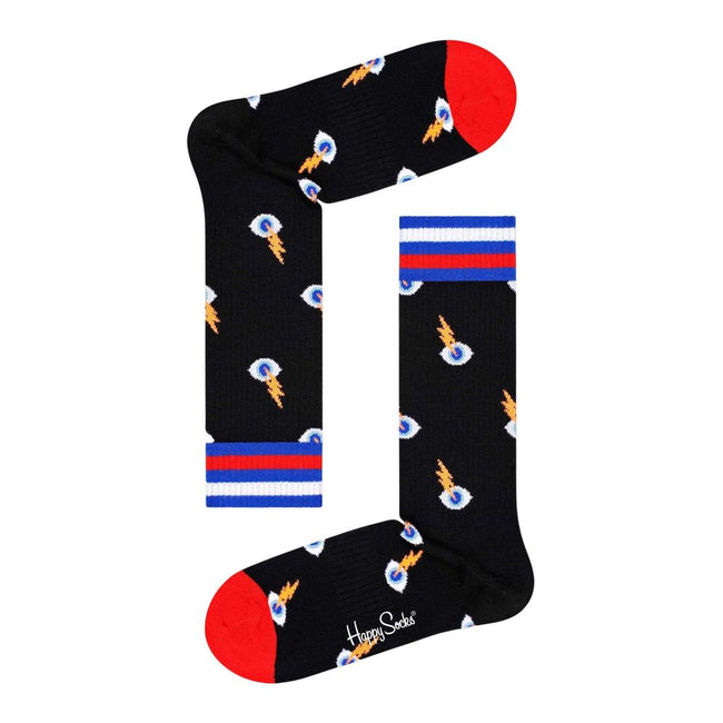 Happy Socks Black Cotton Tights & Sock