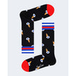 Happy Socks Black Cotton Tights & Sock