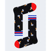 Happy Socks Black Cotton Tights & Sock