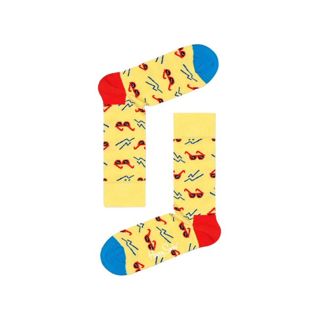 Happy Socks Yellow Cotton Tights & Sock