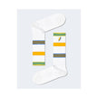 Happy Socks White Cotton Tights & Sock