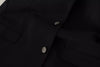 Dolce & Gabbana Black Cotton Slim Fit Coat Jacket Blazer