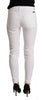 Dolce & Gabbana White Cotton Denim Pretty Slim Fit Jeans