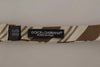 Dolce & Gabbana Multicolor Patterned Adjustable Neck Bow Tie Men