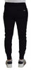 Dolce & Gabbana Black Cotton Blend Jogger Sweatpants Pants