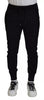 Dolce & Gabbana Black Cotton Blend Jogger Sweatpants Pants