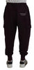 Dolce & Gabbana Bordeaux Cotton Cargo Jogger Sweatpants Pants