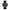 Bobroff Black Rubber Watch