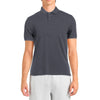 Alpha Studio Gray Cotton Polo Shirt