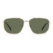 Polaroid Gold Metal Sunglasses