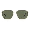 Polaroid Gold Metal Sunglasses