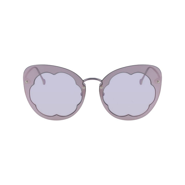 Salvatore Ferragamo Purple Metal Sunglasses