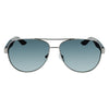 Ferragamo Gray Metal Sunglasses