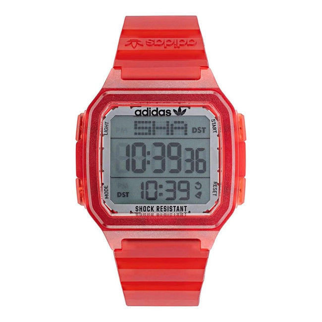 Adidas Red Resin Watch