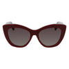 Salvatore Ferragamo Bordeaux Haircalf Sunglasses