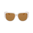 Ferragamo White Bio Injected Sunglasses