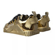 Dolce & Gabbana Metallic Gold NS1 Low Top Sneakers Shoes Sneakers