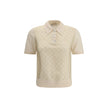 Tory Burch Wool and silk Polo Shirt