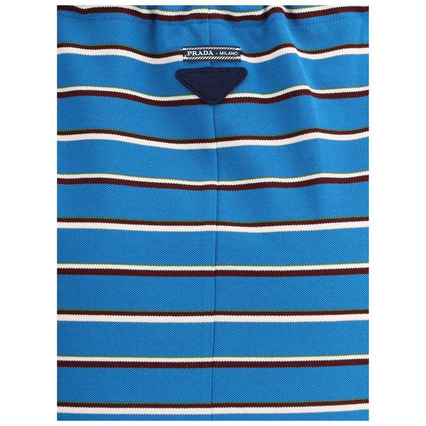 Prada Striped midi Skirt