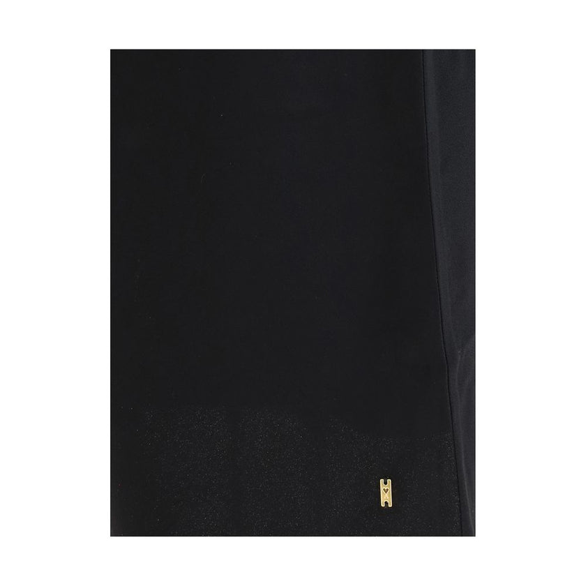 Ami Paris Satin midi Skirt