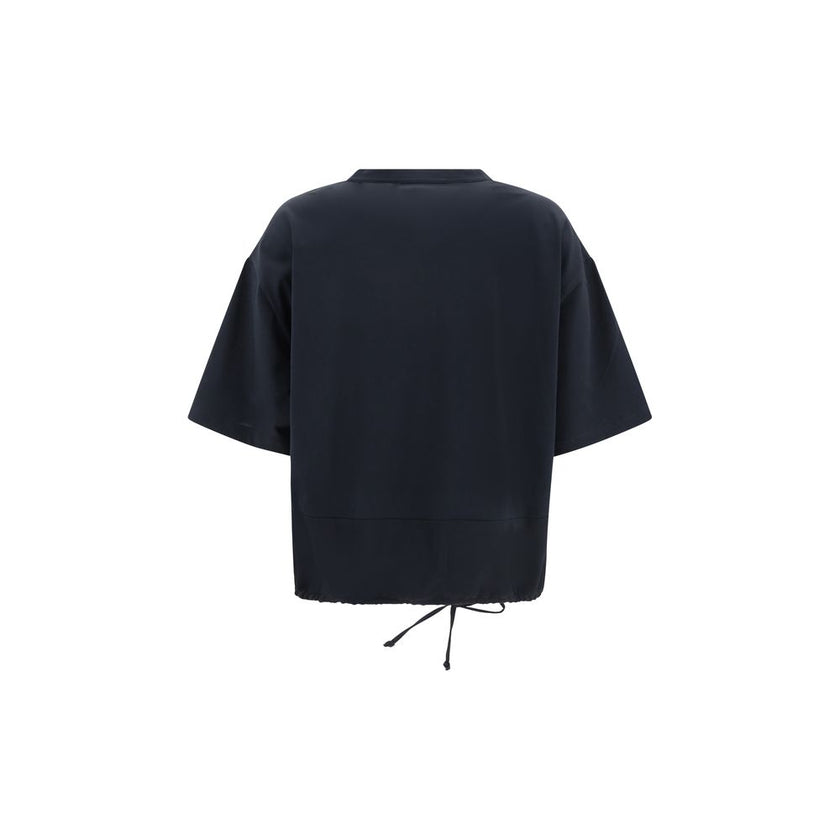 Fabiana Filippi Silk detail T-shirt