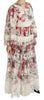 Dolce & Gabbana Multicolor Floral Maxi Sheath Dress