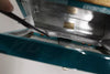 Dolce & Gabbana Turquoise Gold Acrylic Leather Miss Dolce Top Handle Bag