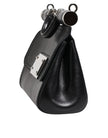 Dolce & Gabbana Black Calfskin Leather SICILY Logo Plaque Top Handle Bag