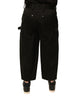 Dolce & Gabbana Black Cotton Mid Waist Cropped Pants