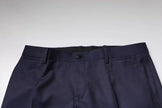 Dolce & Gabbana Dark Blue Cotton Men Dress Pants