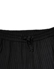 Dolce & Gabbana Black Stripes Viscose Skinny Dress Pants