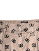 Dolce & Gabbana Beige Logo Cotton Skinny Denim Jeans