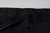 Dolce & Gabbana Black Tapered Formal Dress Pants