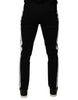Dolce & Gabbana Black Crown White Lining Skinny Denim Jeans