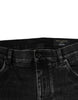 Dolce & Gabbana Black Cotton Stretch Skinny Men Denim Jeans